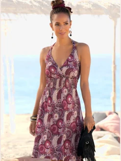 LASCANA Robes<Robe dos-nu col v chevauchant