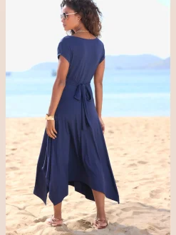 Beachtime Robes<Robe d'été encolure en v effet cache-cœur