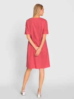 Rick Cardona Robes<Robe d'été manches à revers fixe