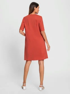 Rick Cardona Robes<Robe d'été manches à revers fixe