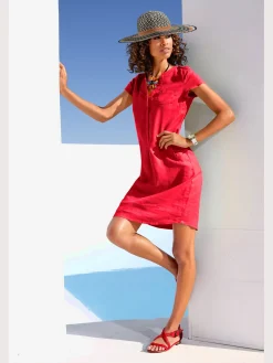 Linea Tesini Robes<Robe d'été pur lin