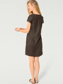 Linea Tesini Robes<Robe d'été pur lin