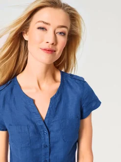 Linea Tesini Robes<Robe d'été pur lin