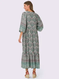 Linea Tesini Robes<Robe d'été qualité tissée