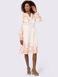 Linea Tesini Robes<Robe en coton qualité tissée