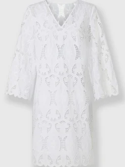 Rick Cardona Robes<Robe en dentelle dentelle florale ajourée