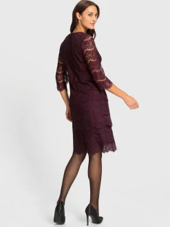 Fair Lady Robes<Robe en dentelle dentelle élastique