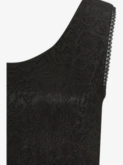 LASCANA Robes<Robe en dentelle encolure ronde profonde et larges bretelles