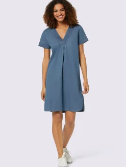 Collection L Robes<Robe en jean pur coton