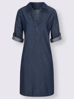 Collection L Robes<Robe en jean qualité tissée