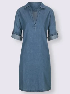 Collection L Robes<Robe en jean qualité tissée