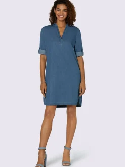 Collection L Robes<Robe en jean qualité tissée