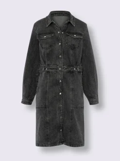 Mandarin Robes<Robe en jean superbe et tendance