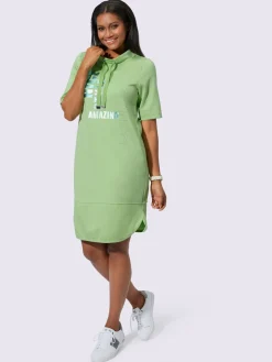 Robes<Robe en jersey 50% modal