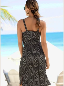 LASCANA Robes<Robe en jersey anneau sur les bretelles