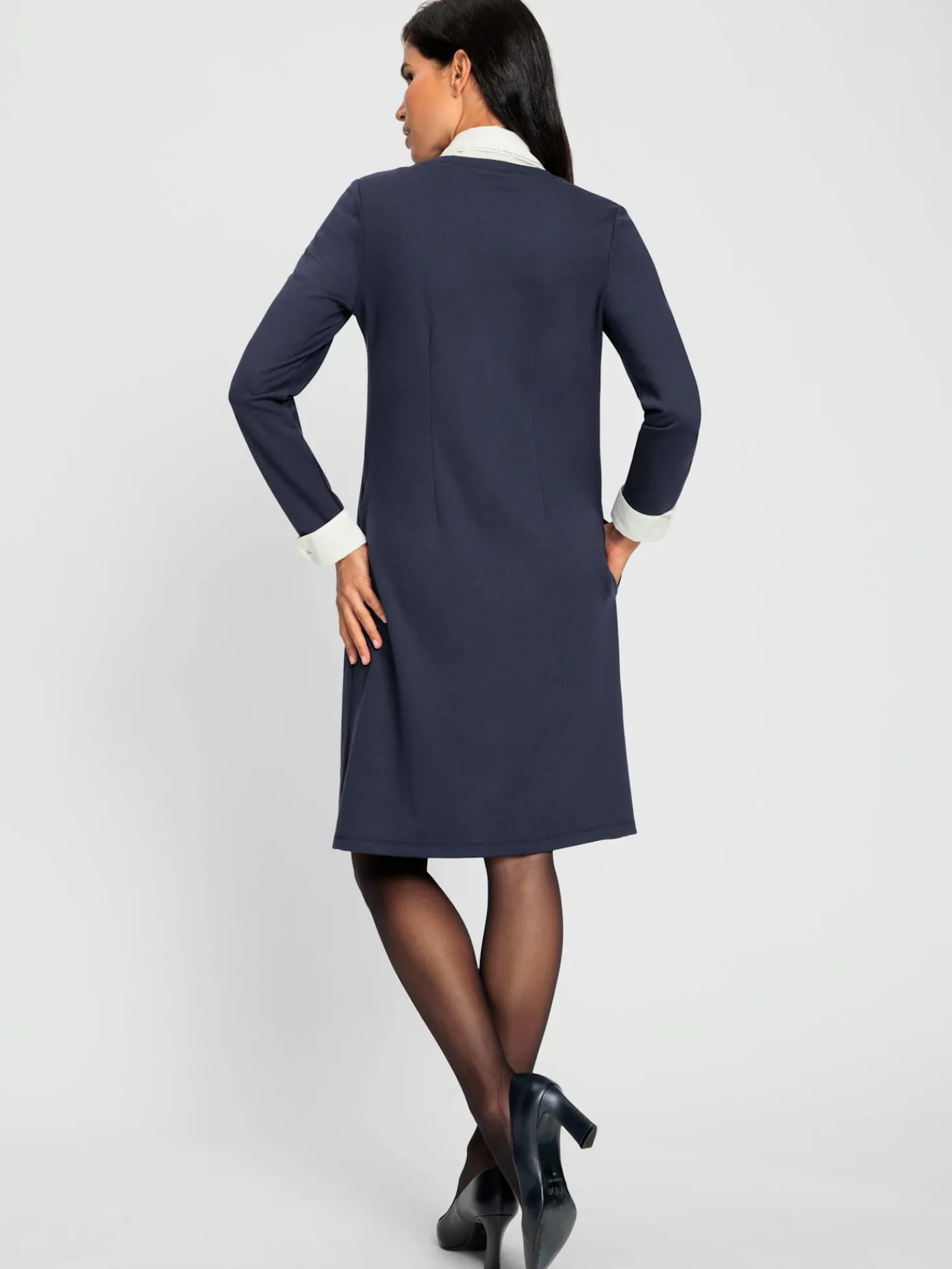 Ashley Brooke Robes<Robe en jersey aspect 2 en 1 tendance