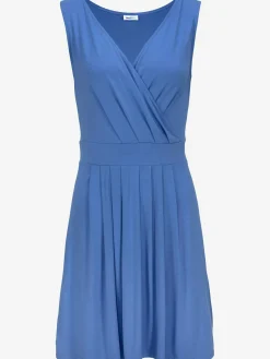 Beachtime Robes<Robe en jersey avec encolure cache-cœur