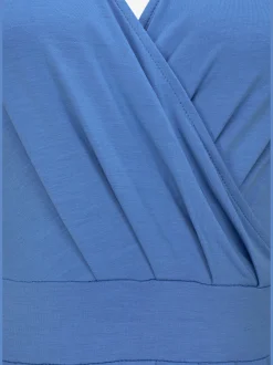 Beachtime Robes<Robe en jersey avec encolure cache-cœur