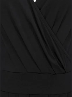 Beachtime Robes<Robe en jersey avec encolure cache-cœur