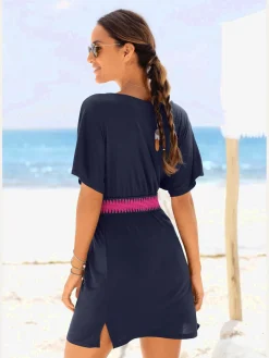 LASCANA Robes<Robe en jersey col v effet cache-cœur