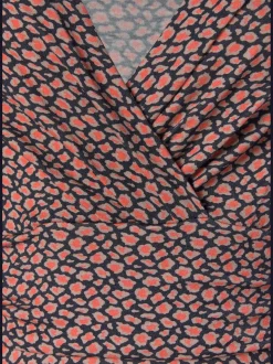 Vivance Robes<Robe en jersey col v effet cache-cœur