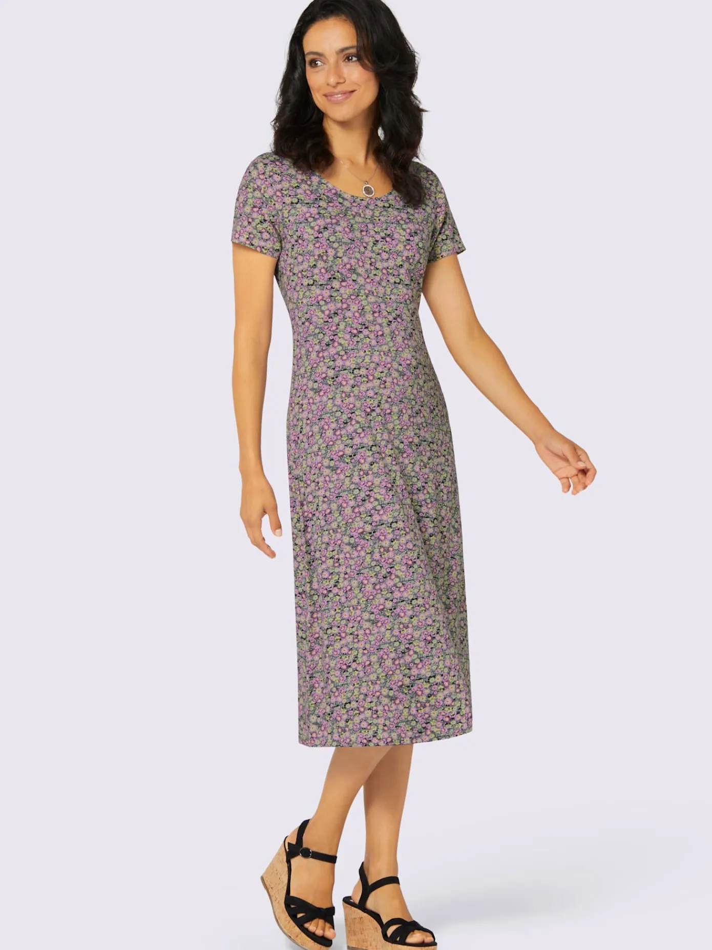 Robes<Robe en jersey coupe affinante