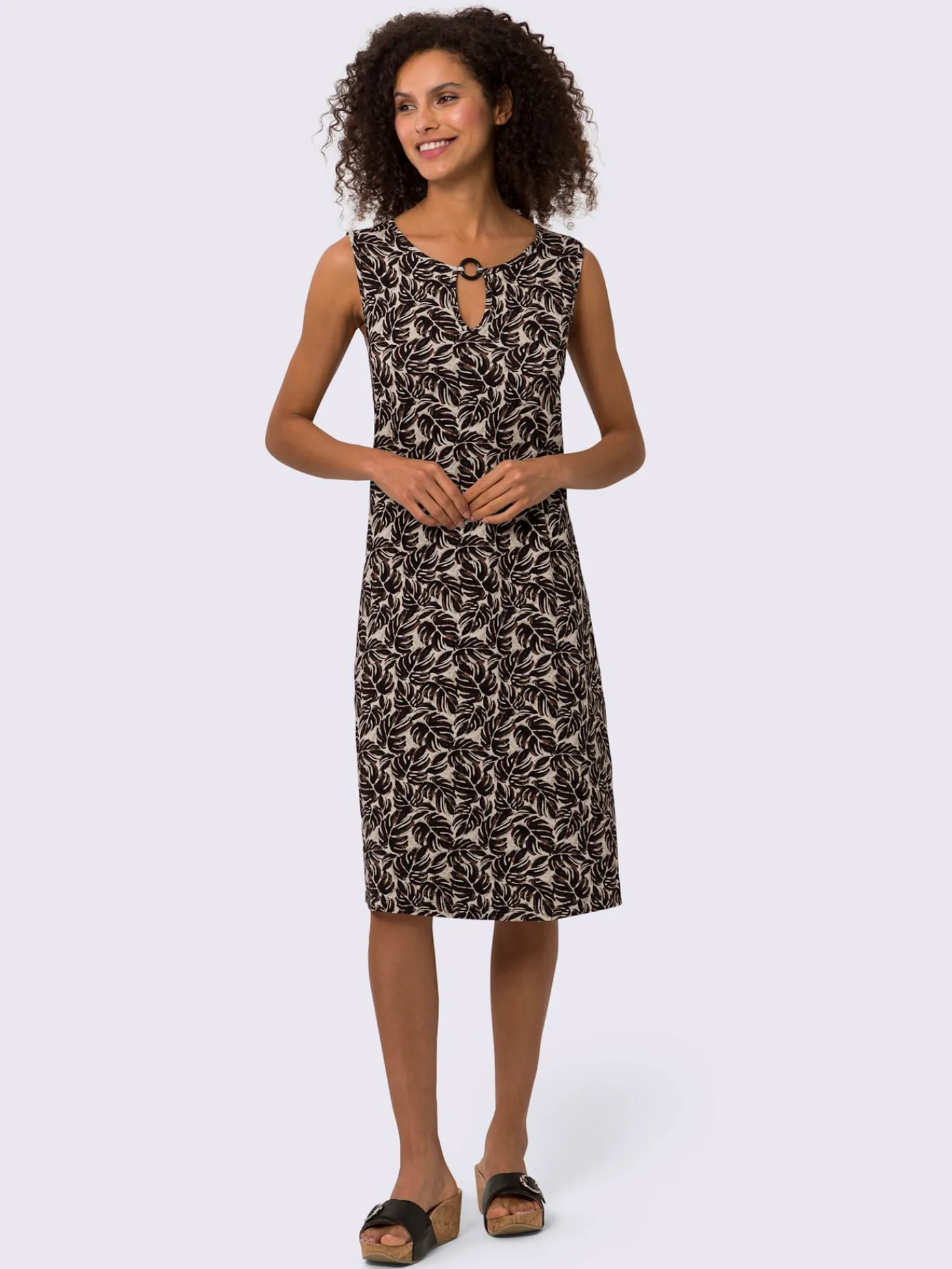 Linea Tesini Robes<Robe en jersey découpe raffinée à l'encolure