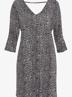 Vivance Robes<Robe en jersey encolure en v dégagée devant et au dos