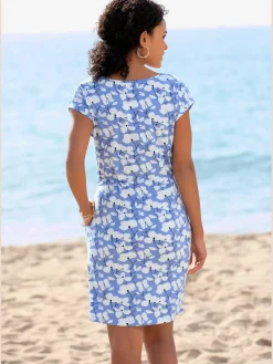 Beachtime Robes<Robe en jersey encolure ronde