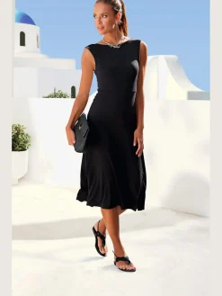 LASCANA Robes<Robe en jersey encolure ronde