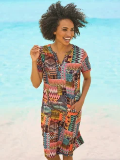 Linea Tesini Robes<Robe en jersey imprimé mode