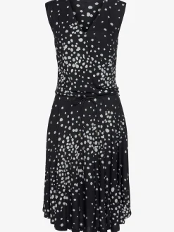 Vivance Robes<Robe en jersey élégante robe portefeuille à pois