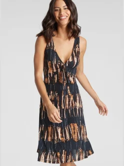 Buffalo Robes<Robe en jersey lien à nouer à l'encolure