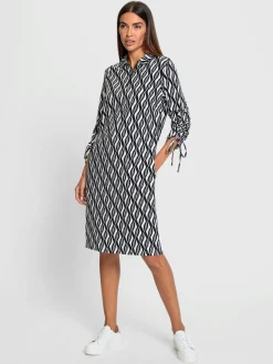 Rick Cardona Robes<Robe en jersey lien réglable aux manches