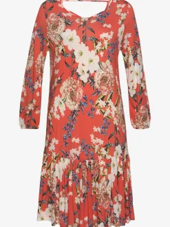 s.Oliver Robes<Robe en jersey manches 3/4 élastiquées