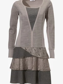 Linea Tesini Robes<Robe en jersey matières tendance