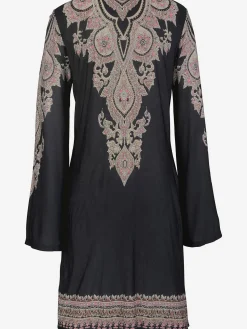 LASCANA Robes<Robe en jersey robe caftan avec laçage à l'encolure