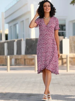 Robes<Robe en jersey viscose