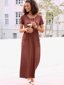 Collection L Robes<Robe en jersey viscose