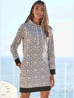 LASCANA Robes<Robe en matière sweat robe sweat confortable