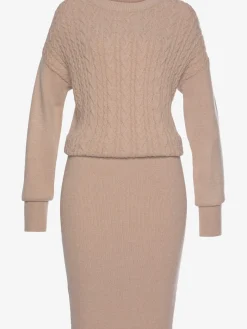 LASCANA Robes<Robe en tricot avec encolure ronde