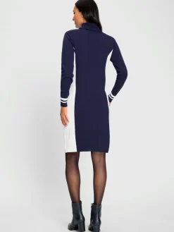 Rick Cardona Robes<Robe en tricot jolis contrastes à effet affinant