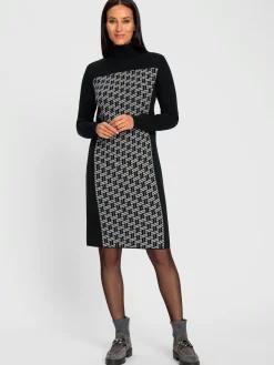 Rick Cardona Robes<Robe en tricot motif jacquard tendance