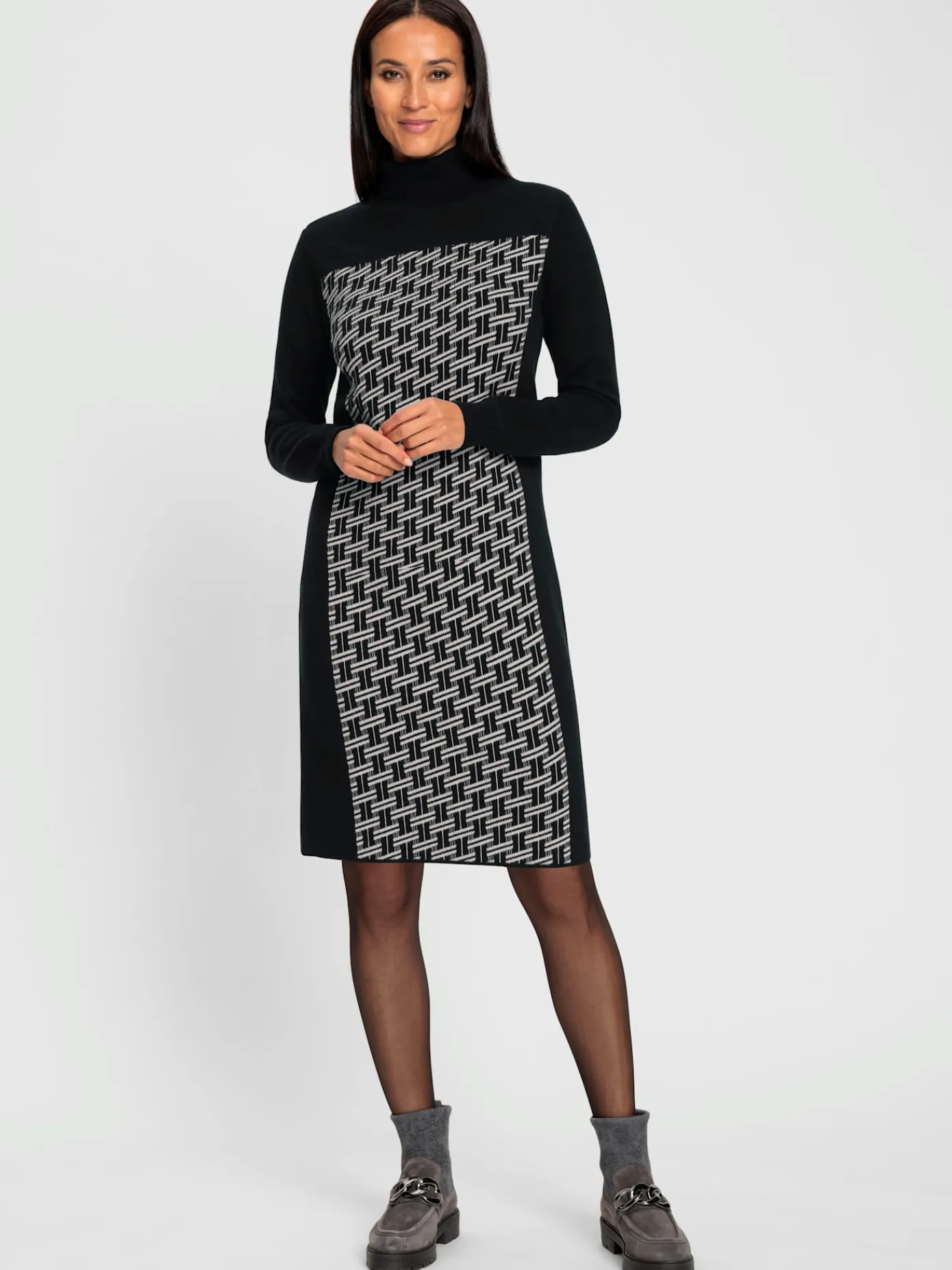 Rick Cardona Robes<Robe en tricot motif jacquard tendance