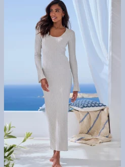 French Connection Robes<Robe en tricot robe côtelée élégante