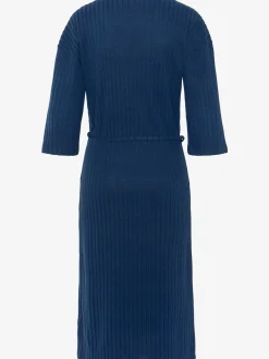 LASCANA Robes<Robe en tricot robe longue côtelée avec encolure en v