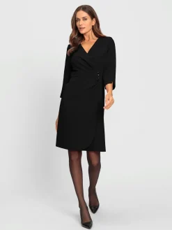 Ashley Brooke Robes<Robe extensible superbe aspect cache-cœur