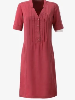 Collection L Robes<Robe femme col v et 2 poches raglan verticales