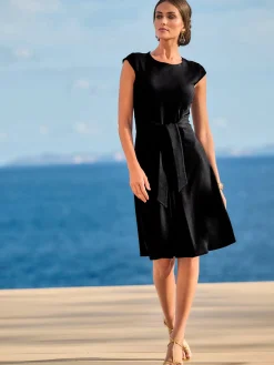 Ashley Brooke Robes<Robe fourreau lien à nouer pour régler la largeur