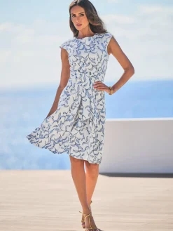 Ashley Brooke Robes<Robe fourreau lien à nouer pour régler la largeur